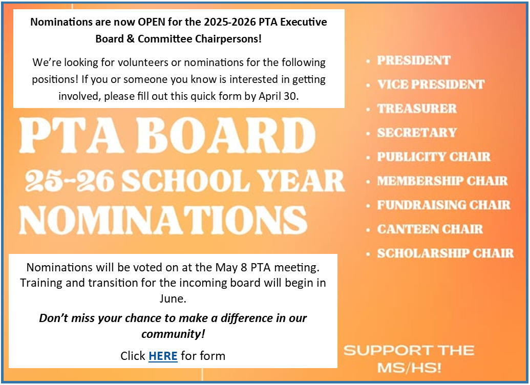 PTA Board Positions