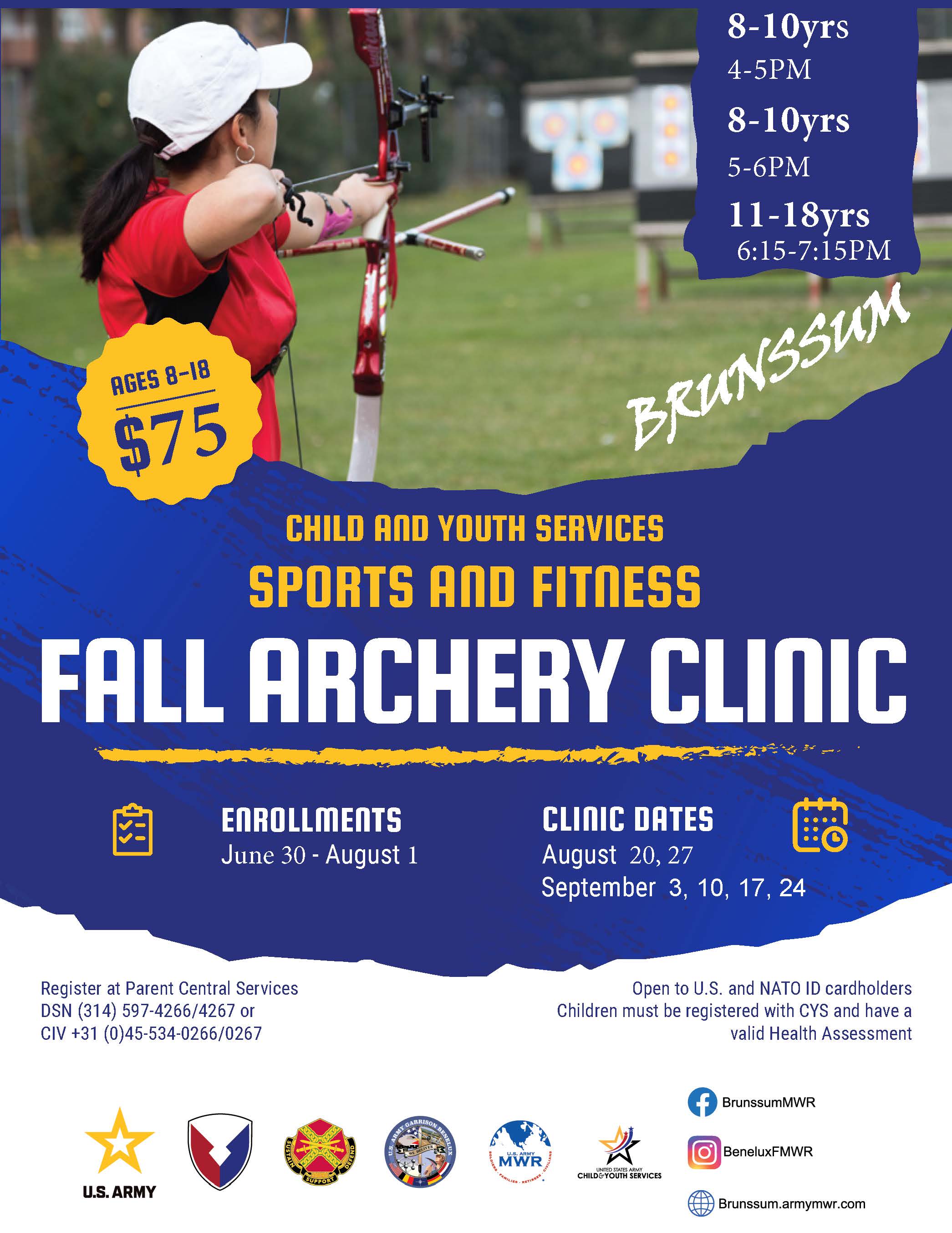 CYS Archery Clinic Registration