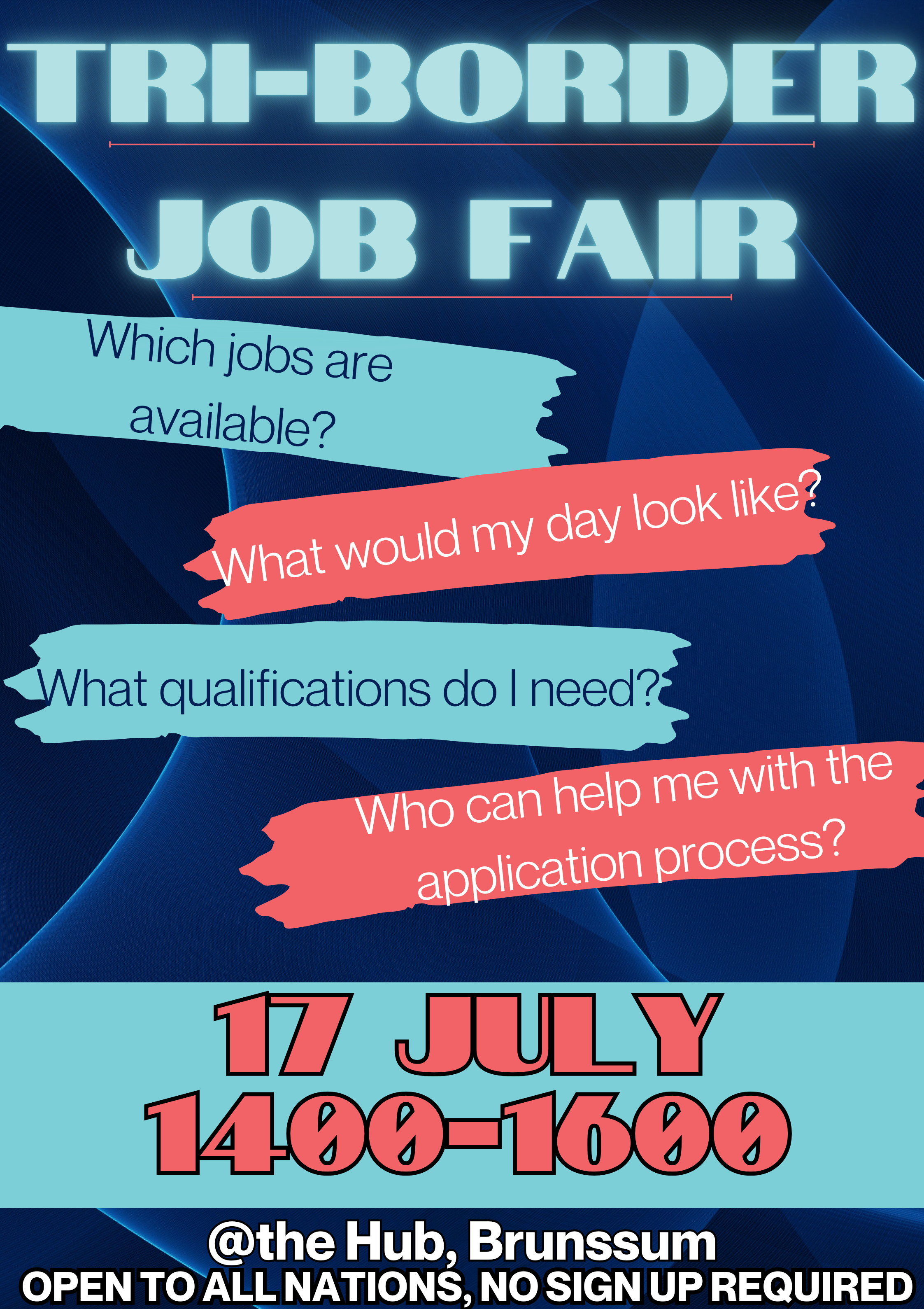 Tri-border Job Fair, 17 July 14:00-16:00