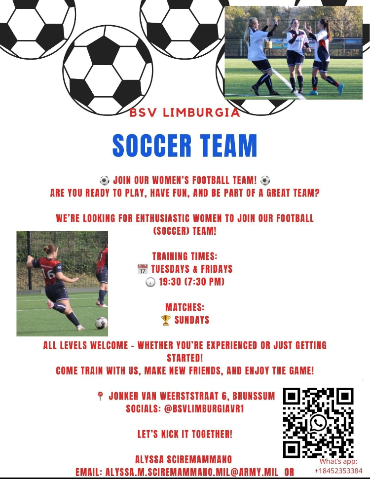 Soccer team flyer - players wanted